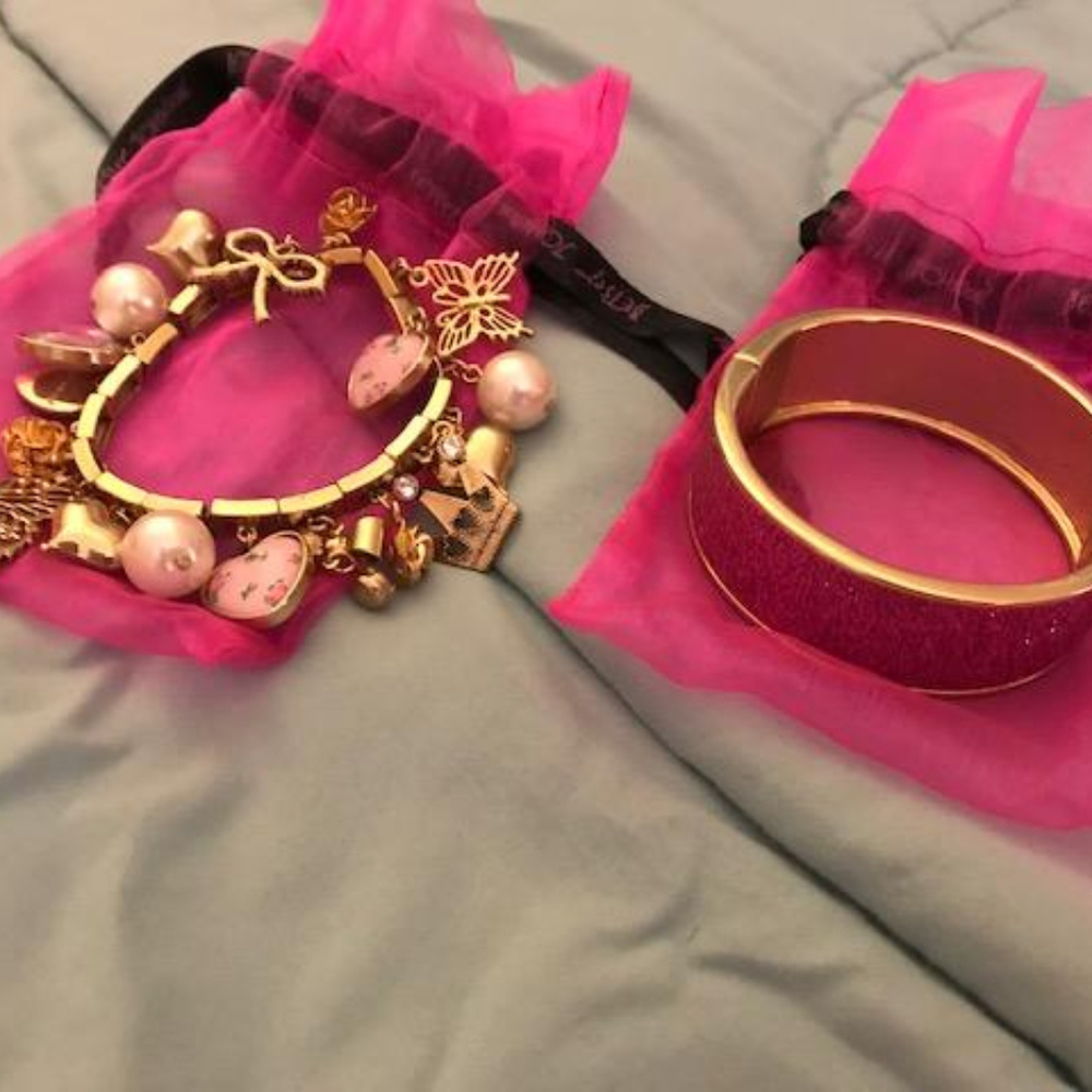 Two Betsey Johnson Bracelets